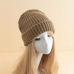 8Pcs Soft Waffle Knit Pattern Hat for Women