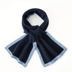 6Pcs Womens Fashion Color Block Cashmere Scarf 