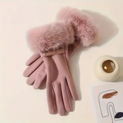 4 Pairs Women Touchscreen Winter Gloves