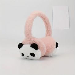 10Pcs Panda Plush Earmuffs for Women 