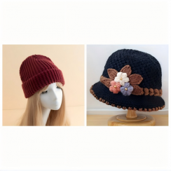 Wholesale of 15 Pcs Elegant Hollow Crochet Beret for Women and 20 Pcs Hollow Crochet Beret for Women Fashionable and Breathable.  Detail for You will receive 15 products (5 of each color). Color: Whit